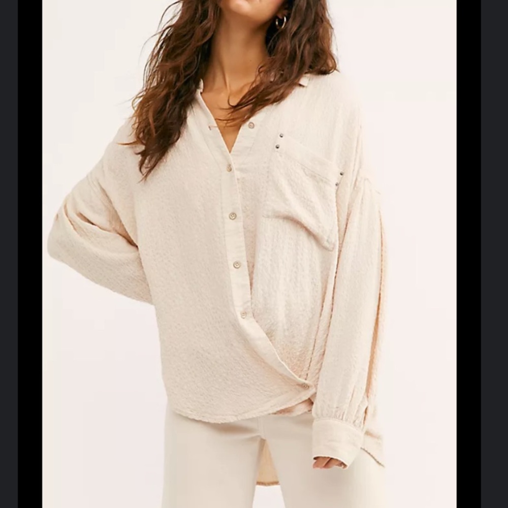 Free People We the Free Hidden Valley Buttondown